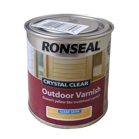 Ronseal Outdoor Clear Varnish Satin 250ml