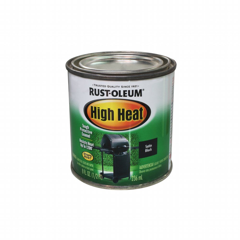 Rust-Oleum BBQ High Heat Enamel Black 1/2 pt