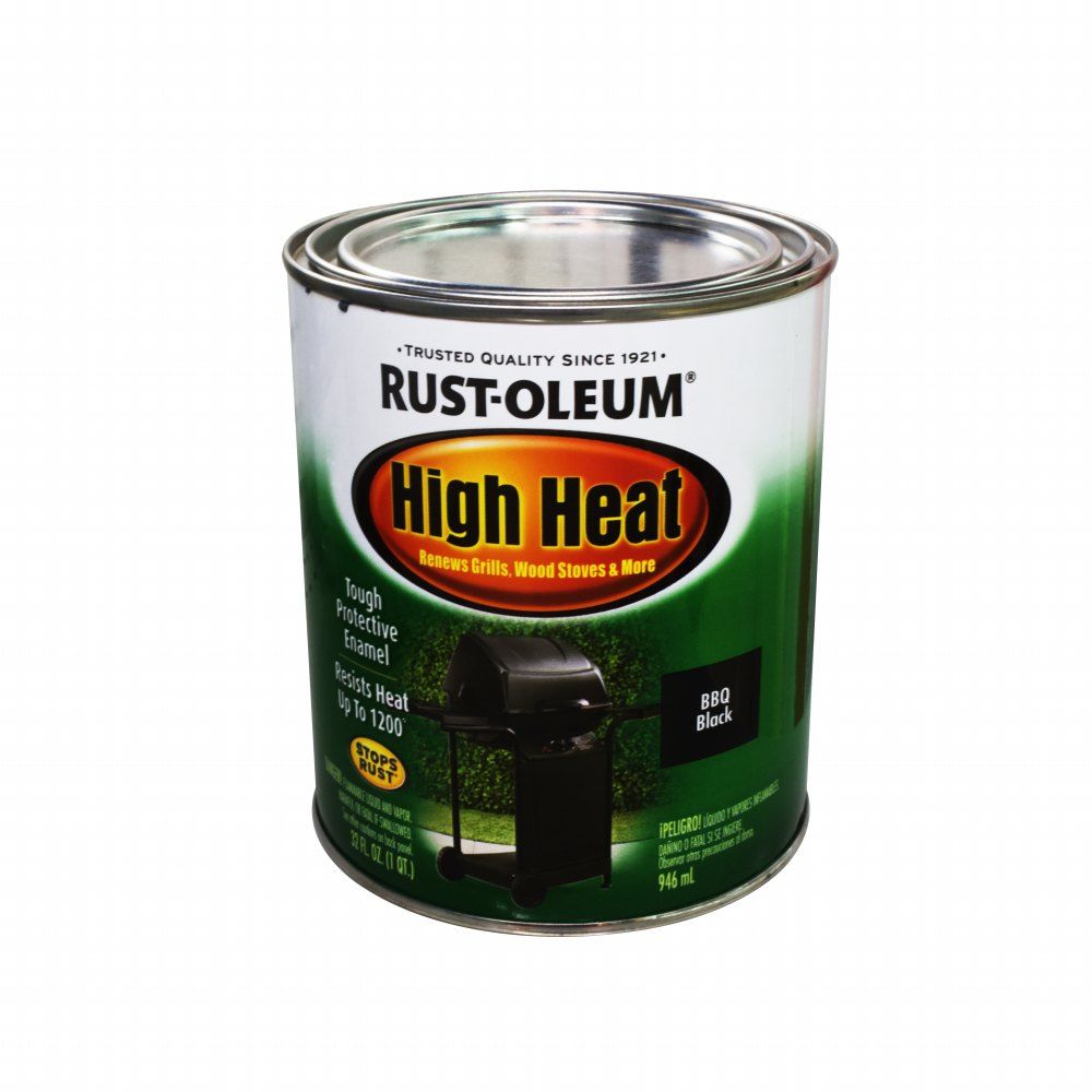 Rust-Oleum Black High Heat Enamel 1qt