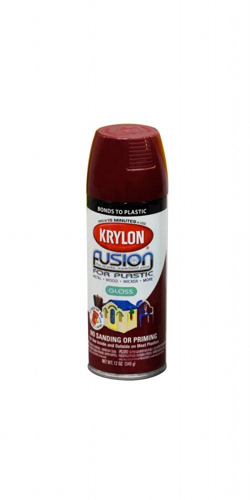 Krylon Burgundy Gloss Fusion Spray Paint 12oz