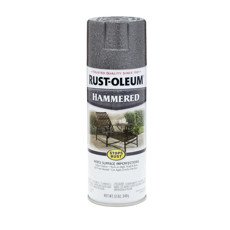 Spray Paint Hammered Grey 12oz