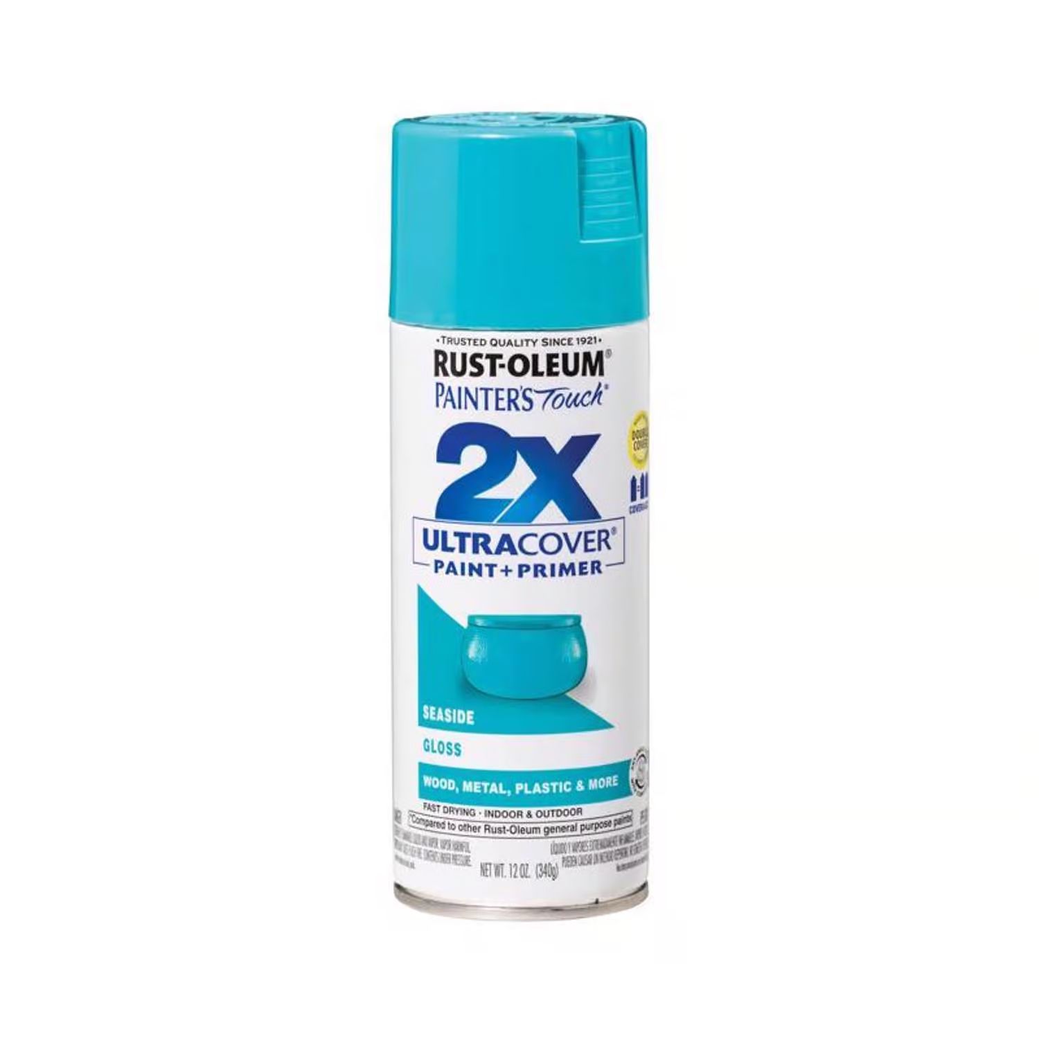 Rust-oleum Painter's Touch 2X Ultra Cover Gloss Seaside Spray Paint 12 oz.