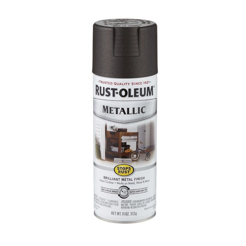 Rust-Oleum Stops Rust Oil Rubbed Bronze Metallic Spray Paint 11oz. (1396720)
