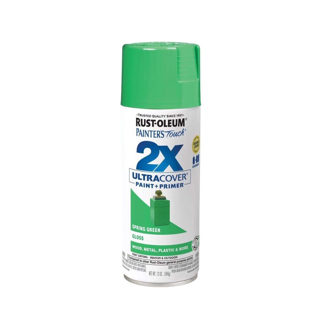 Rust-oleum Painter's Touch 2X Ultra Cover Gloss Spring Green Spray Paint