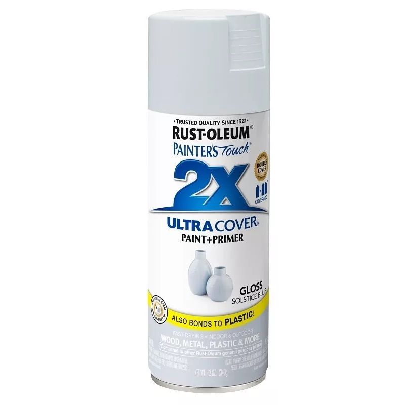 Rust-oleum Painter's Touch 2X Ultra Cover Gloss Solstice Blue Spray Paint 12 Oz.