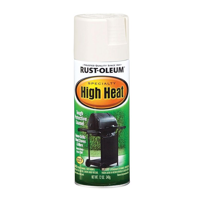 Rust-Oleum High Heat Spray Paint Flat White (1000638)