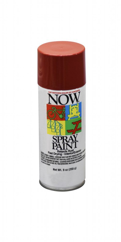 Now Fast Drying Gloss Wagon Red Spray Paint 9oz (17064)