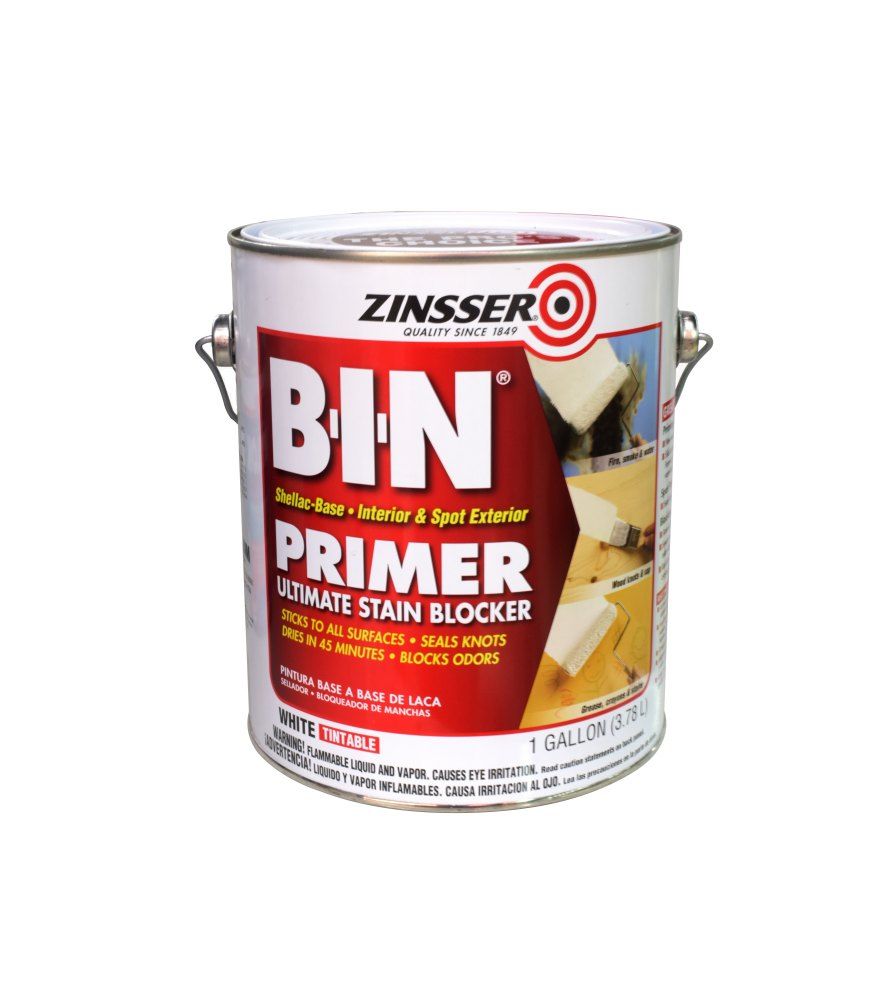 Zinsser BIN Shellac-Based Interior and Exterior Primer and Sealer 1gal