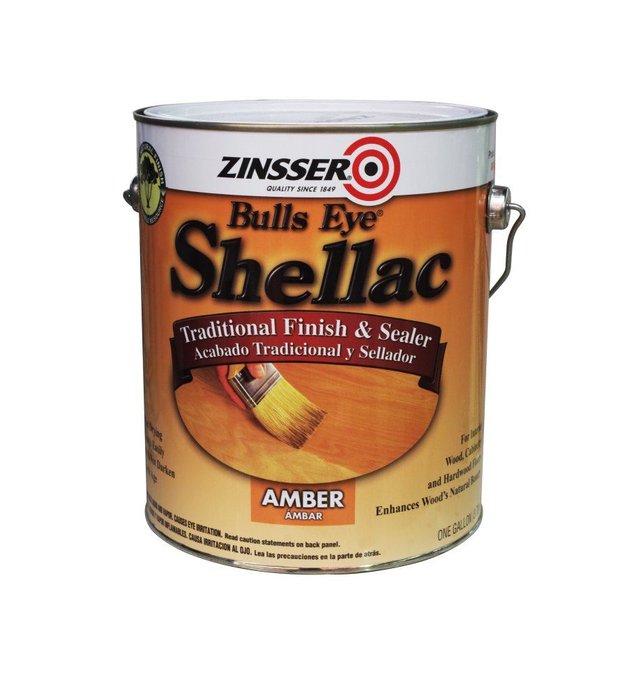 Zinsser Bulls Eye Shellac Finish and Sealer Amber 1gal