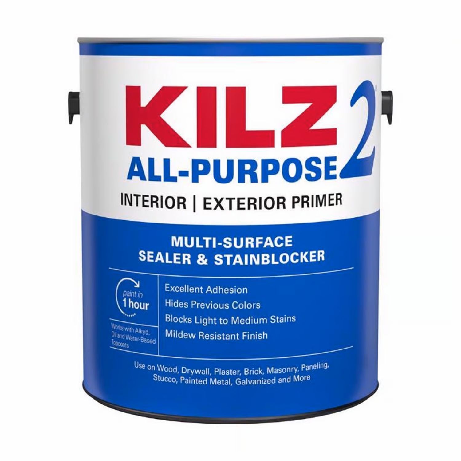 Kilz 2 All Purpose Stain Block Primer Water Based White 1 Gal