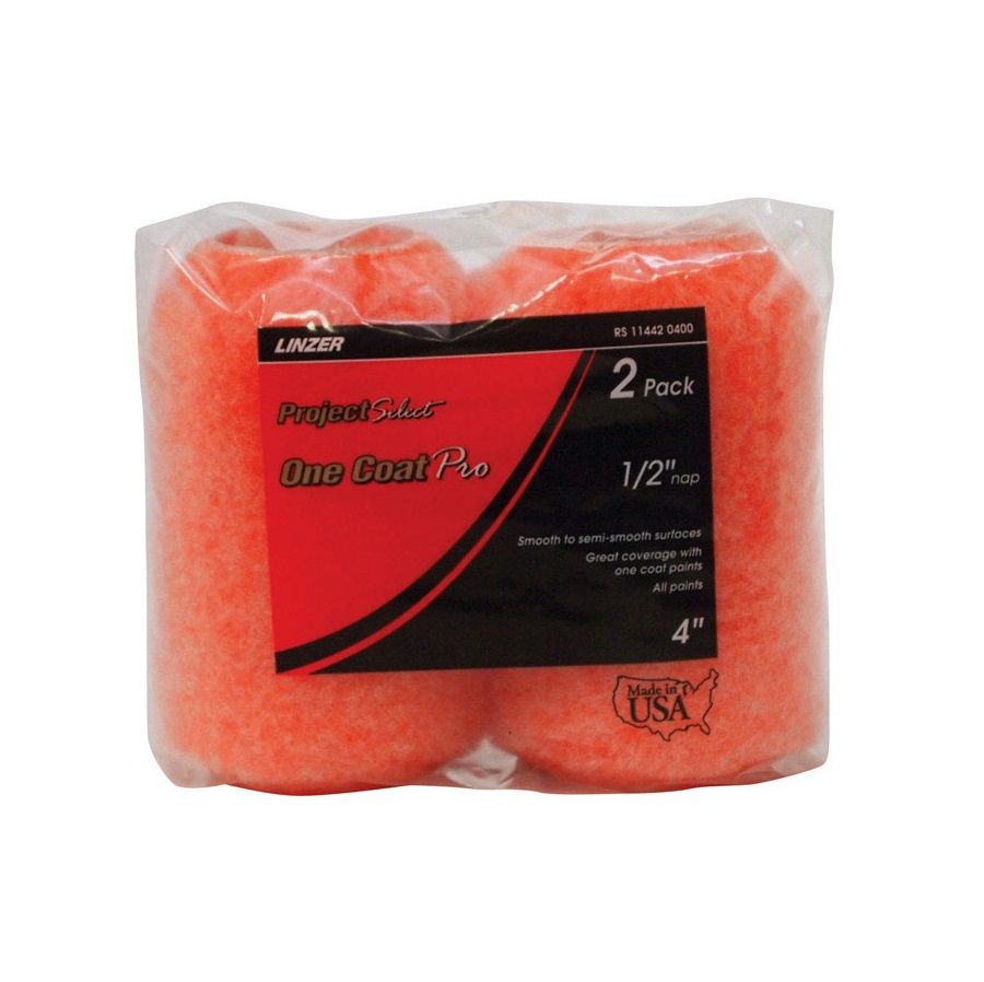 Roller Sleeve 1/2in NAP 4in 2pk