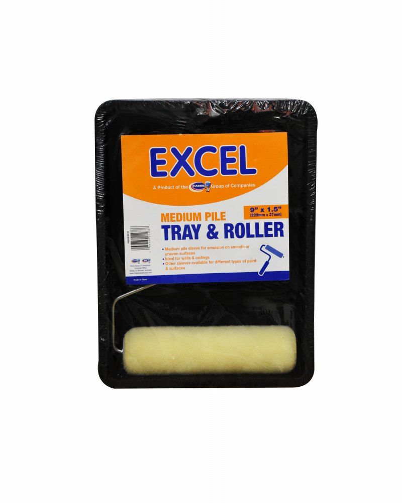 Excel Medium Pile Tray and Roller 9in x 1.5in