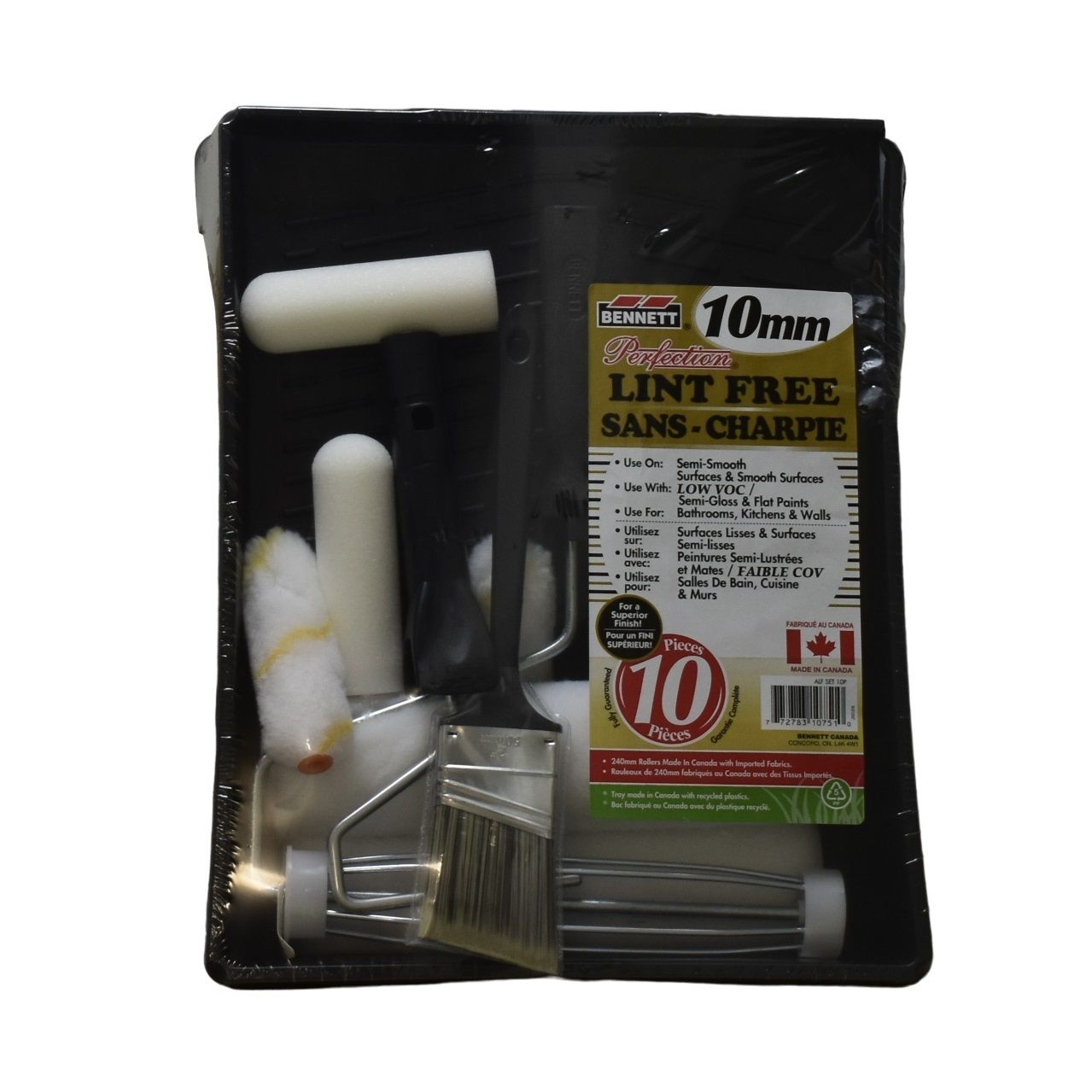 Bennett Roller Tray Set 10 pcs (9ALFSET10P)