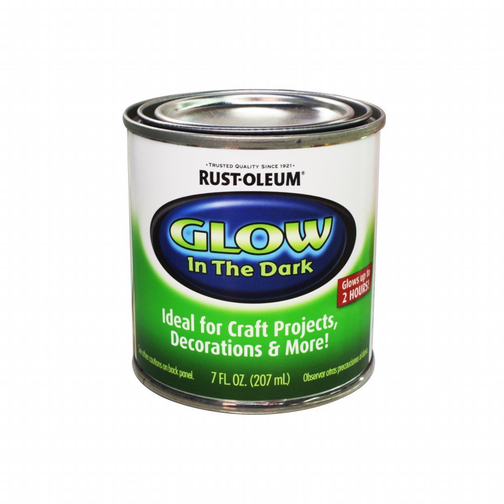 Rust-Oleum Interior Latex Glow-in-Dark Paint 7oz