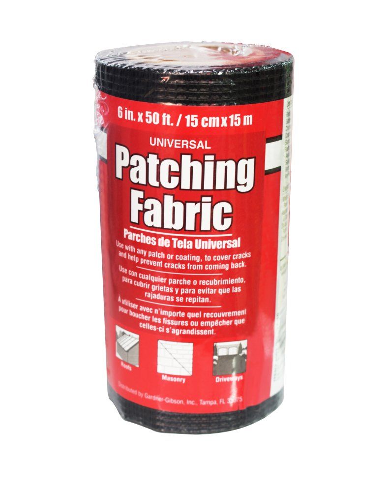 Gardner Gibson Resin Coated Fiberglass Roofing Fabric 6in x 50 ft. Black