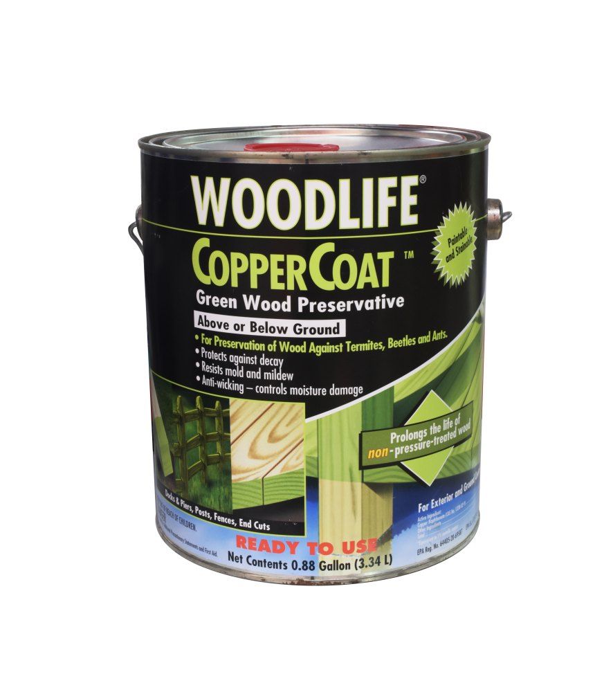 Woodlife CopperCoat Water-Based Wood Preservative Green 1gal