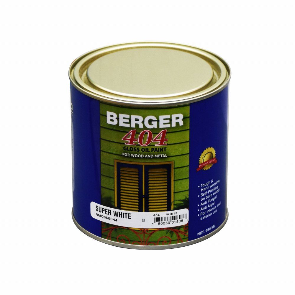 Berger 404 Gloss Oil White 1qt