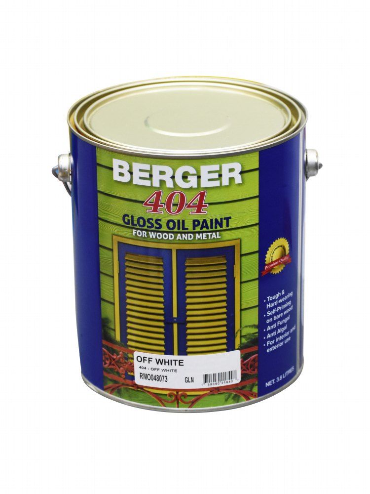 Berger 404 Gloss Oil Off White 1gal