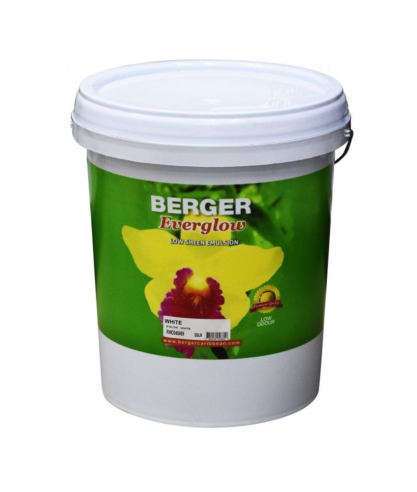 Berger Everglow Low Sheen Emulsion White 5gal