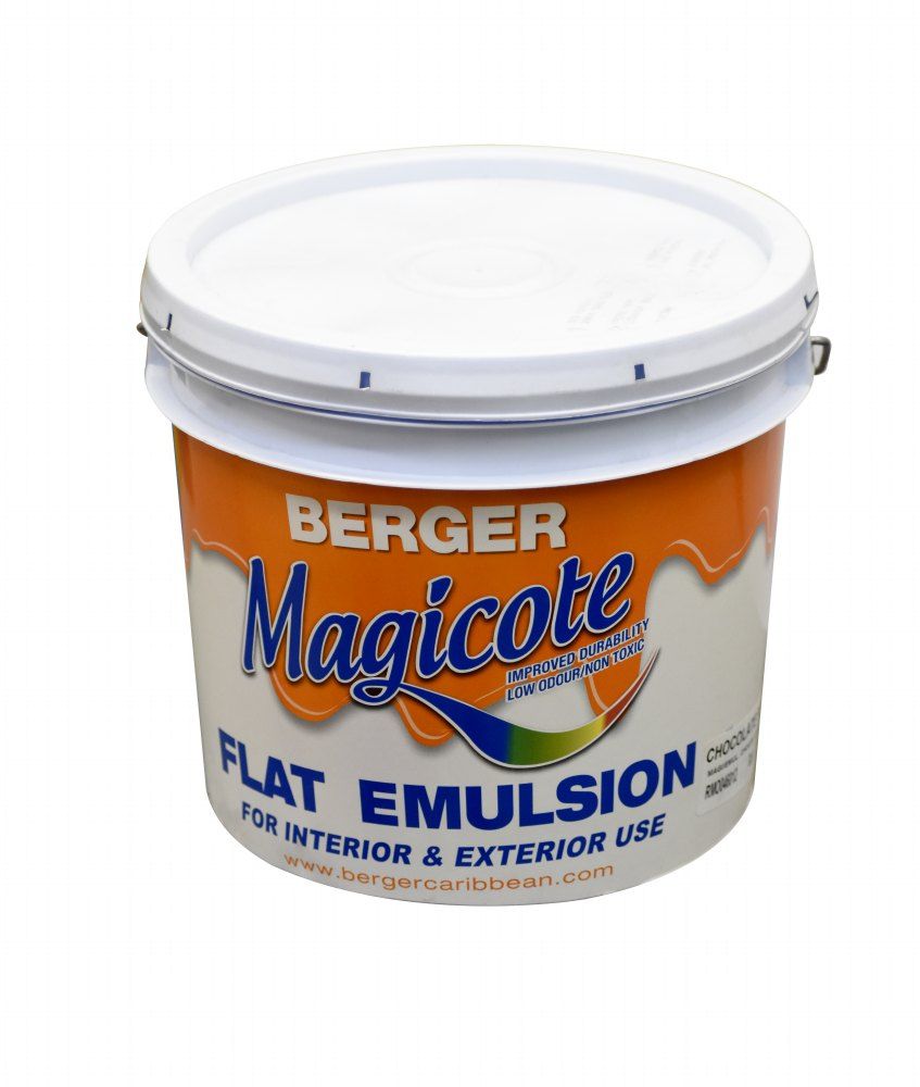 Berger Magicote Flat Emulsion Chocolate Puff 1gal
