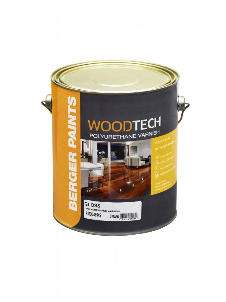 Berger Woodtech Polyurethane Gloss Varnish 1gal