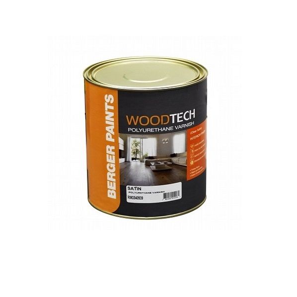 Berger Woodtech Polyurethane Satin Varnish 1qt