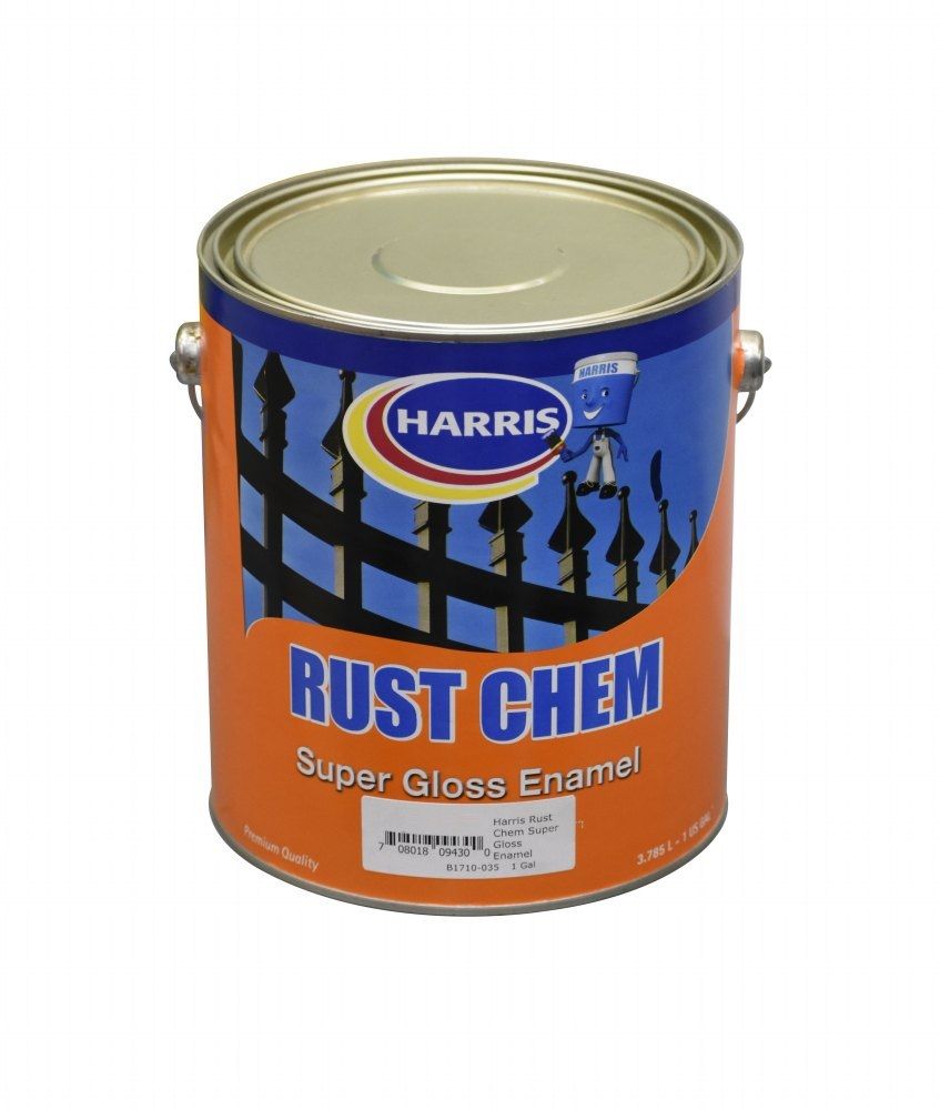 Harris Rust Chem Super Gloss Enamel Manderin Red 1gal