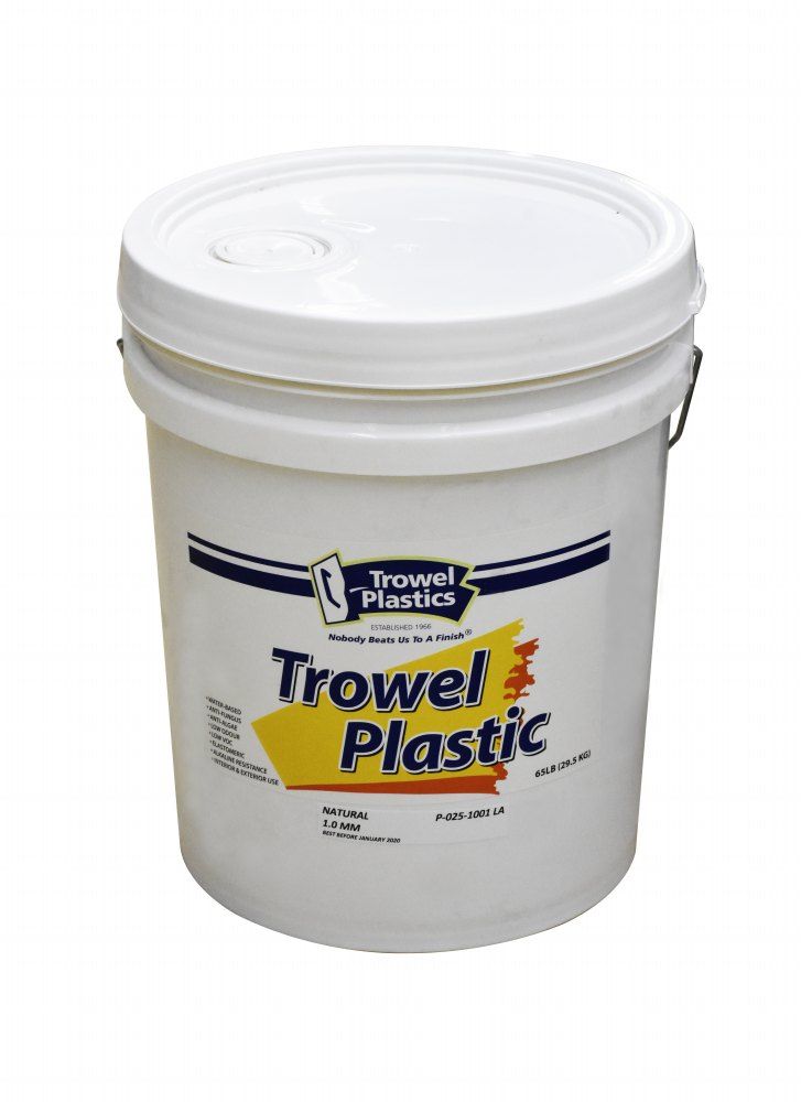 Trowel Plastics 1.0mm Natural 5gal