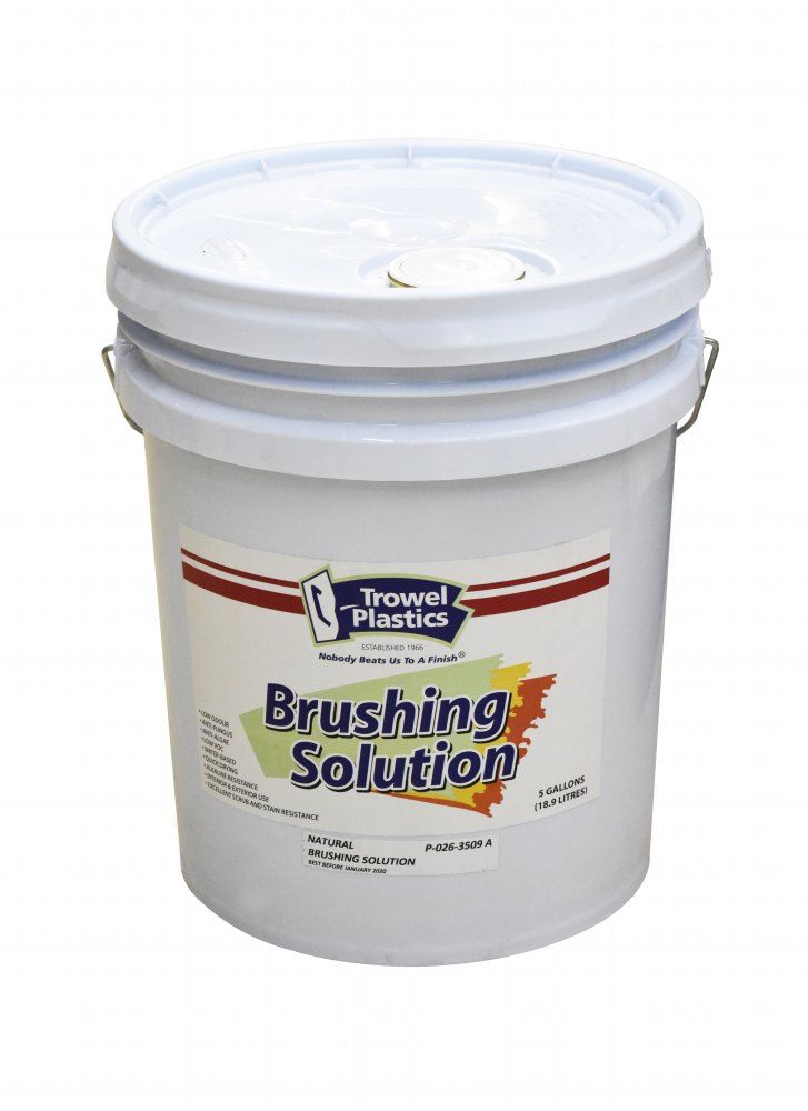 Trowel Plastics Brushing Solution Natural 1.0mm 5gal