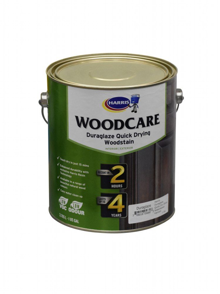 Harris Woodcare Duraglaze Quick Drying Woodstain Gloss 1gal