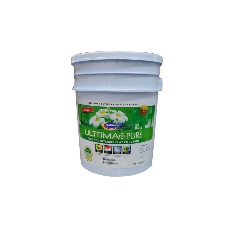 Harris Ulttima Plus Interior Flat Emulsion Bright White 5gal