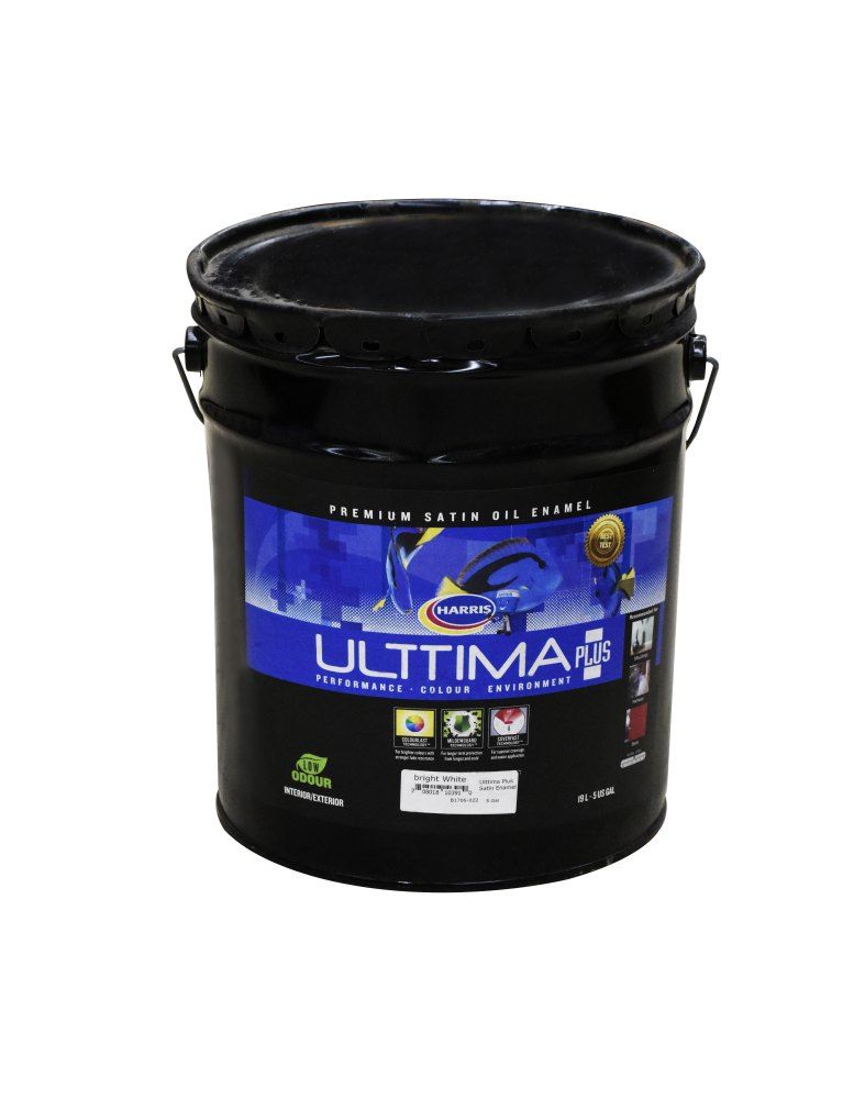 Harris Ulttima Plus Satin Enamel Bright White 5gal