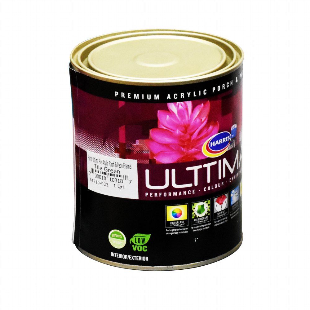 Harris Ulttima Plus Acrylic Porch and Patio Tile Green 1qt
