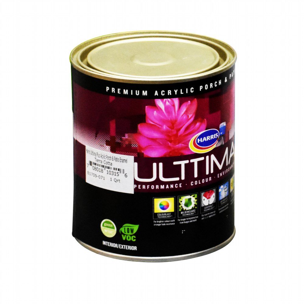 Harris Ulttima Plus Acrylic Porch and Patio Terra Cotta 1qt