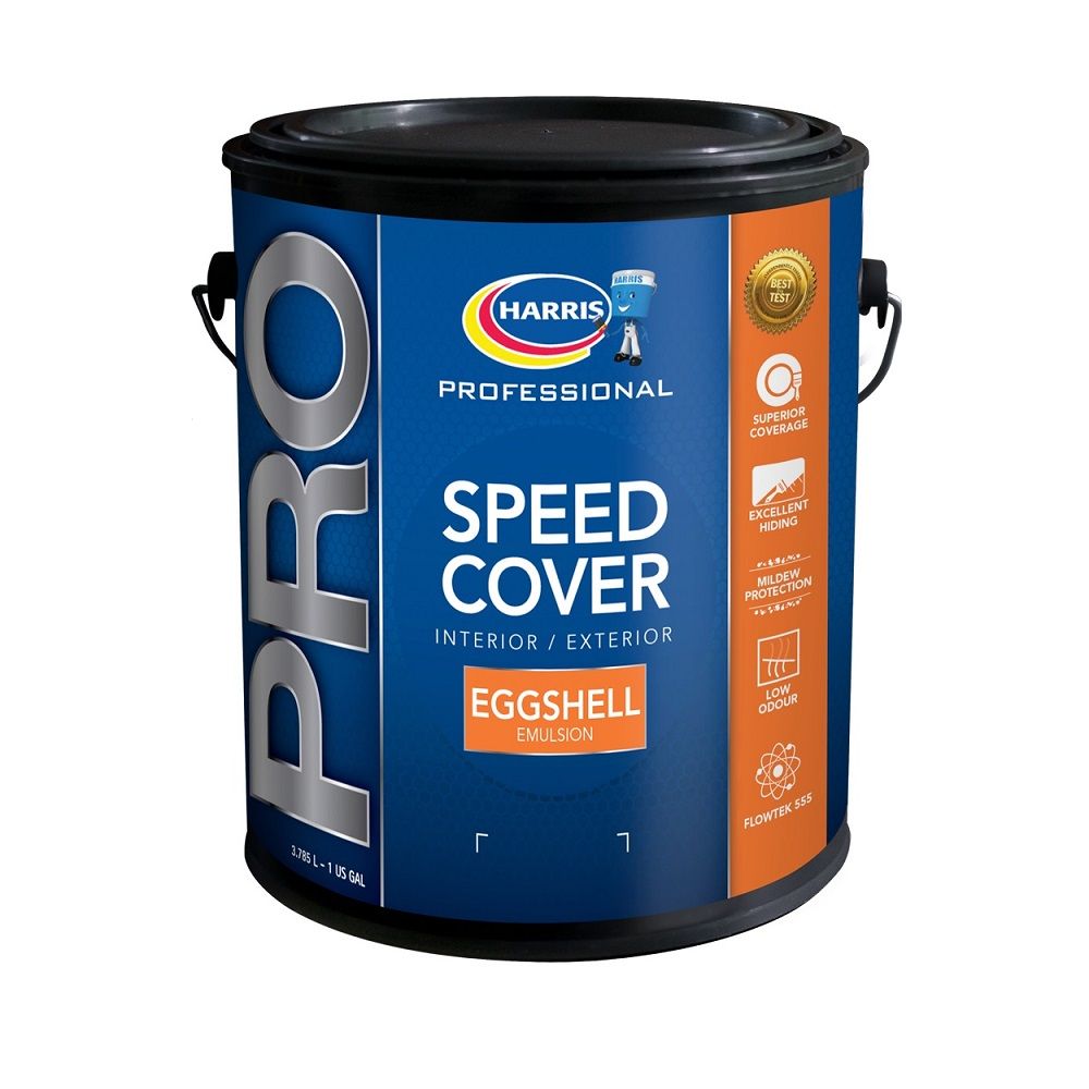 PRO. Speed Cover Eggshell Emulsion White 1 Gallon