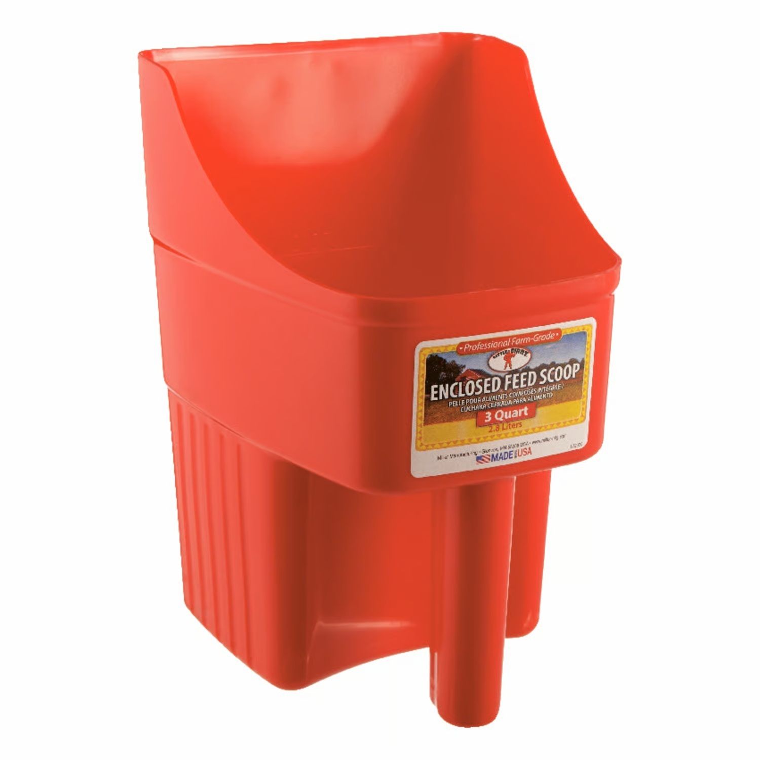 Little Giant Feed Scoop Red 1 QT (ENSC3RED)