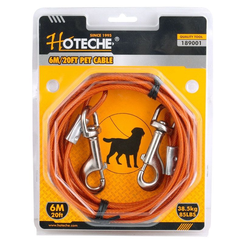 Hoteche Cable Dog Tie Out 20ft 6m (189001)
