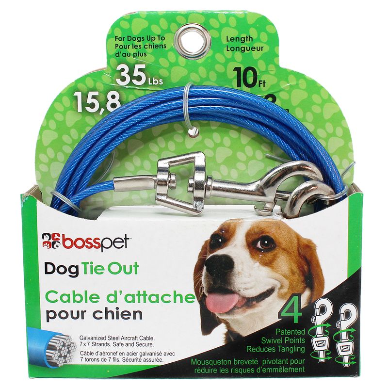 Cable Dog Tie-Out 10ft (89457)