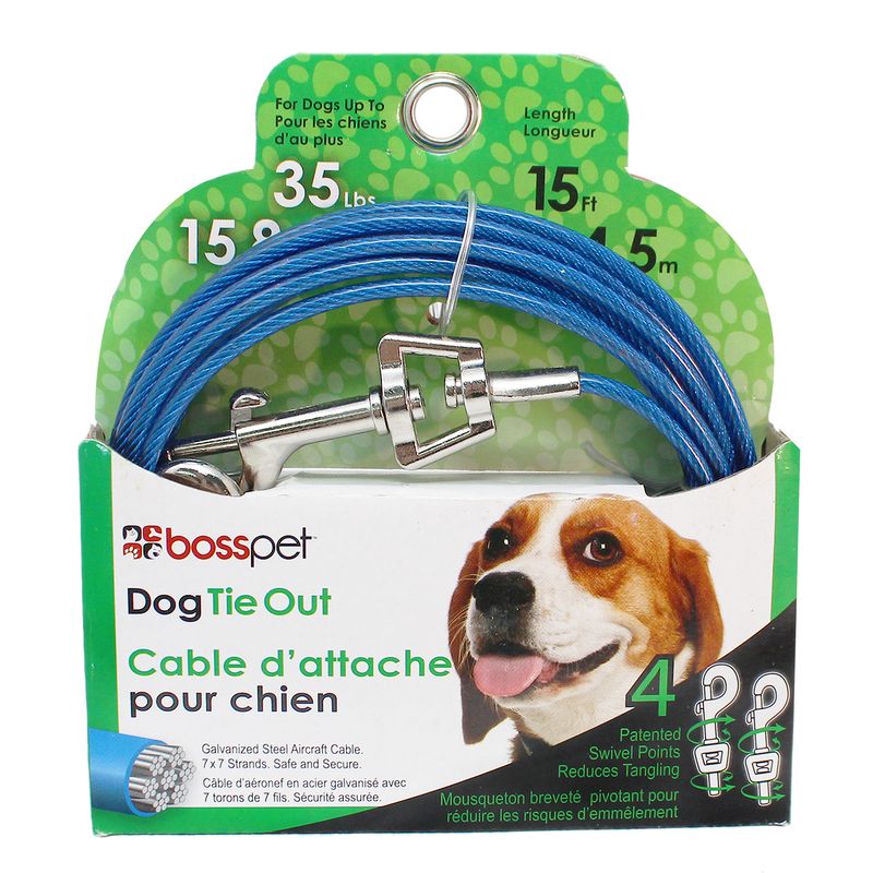 Cable Dog Tie-Out 15ft (89458)