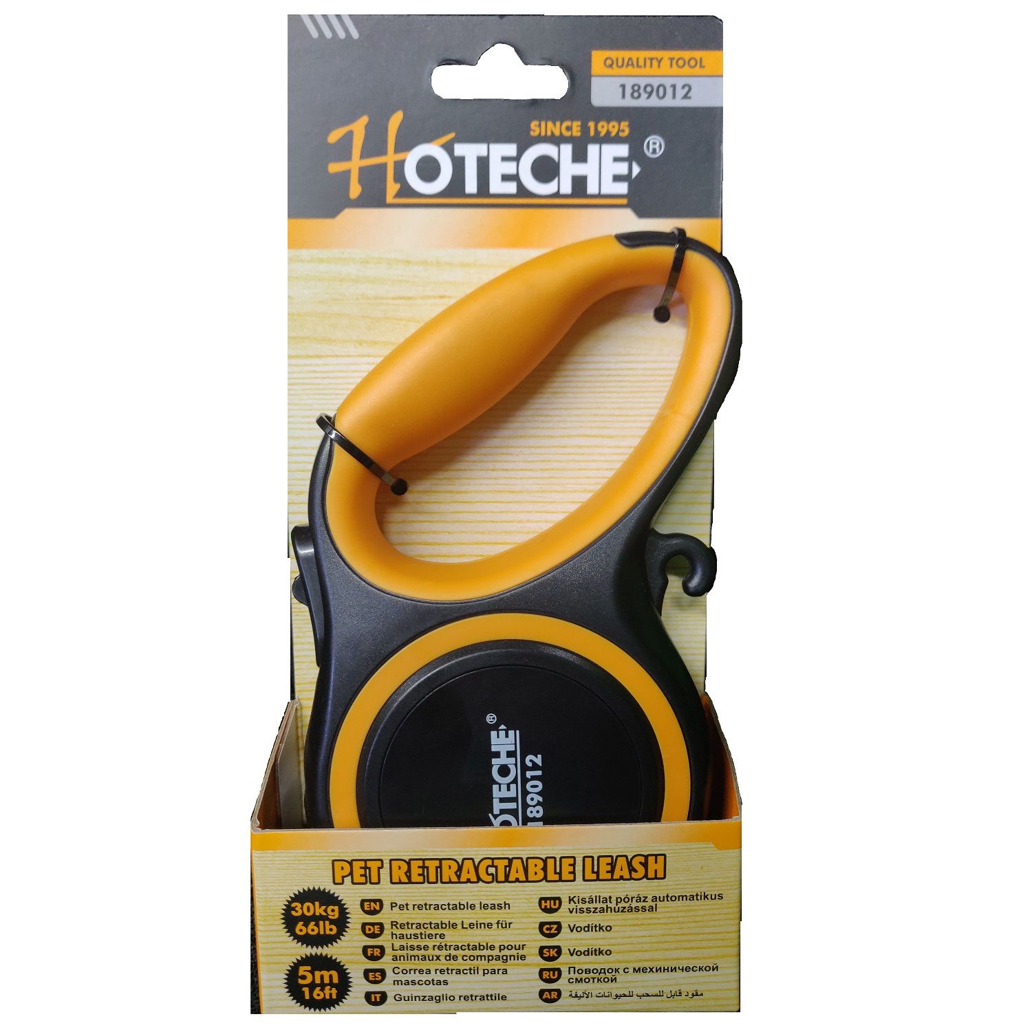 Hoteche Retractable Pet Leash 30kg 5m (189012)