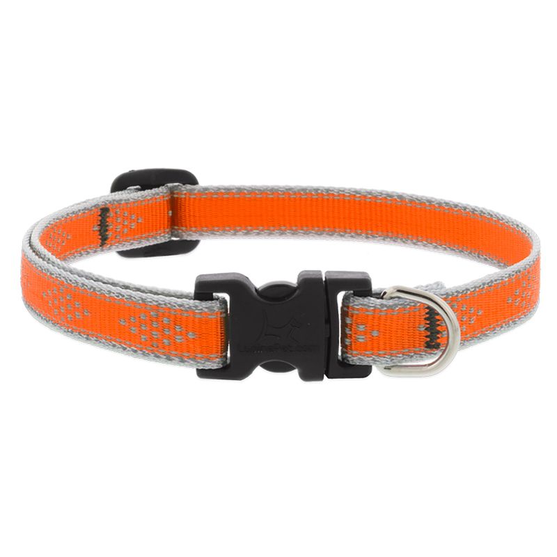 Collar Nylon Adjustable Diamond Orange (9022039D)