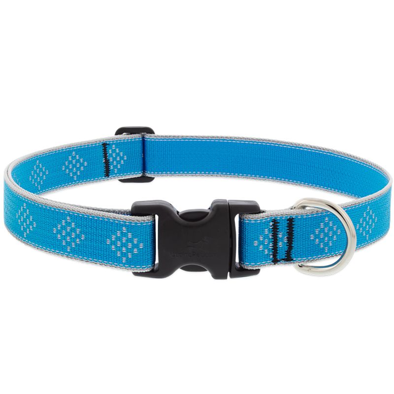 Collar Nylon Adjustable Diamond Blue 28in (9019498D)