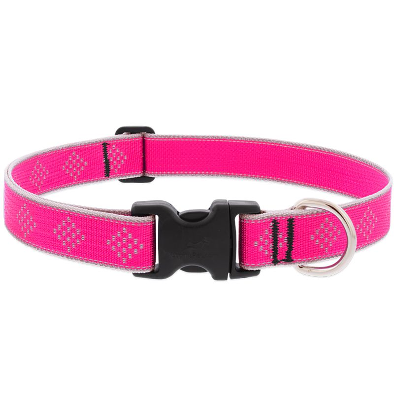Collar Nylon Adjustable Diamond Pink 28in (9019704D)