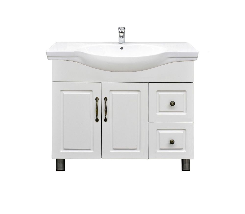 Vanity and Basin Antique Brass (M005-DN-009)