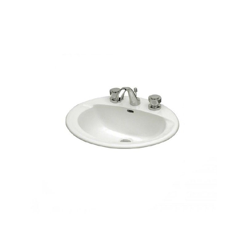 Basin Oval FV 21 x 18in White (E231-BL)