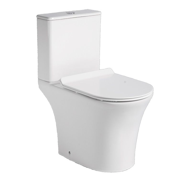 English P Trap Toilet 2 pc (A8858)