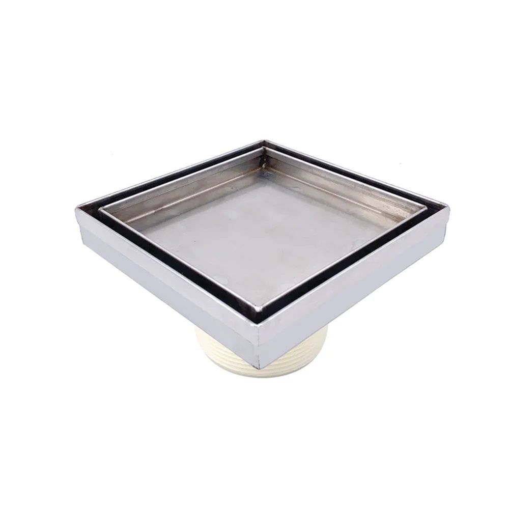 Unique Tile In Floor Drain Square 6 in. (REJ-621)