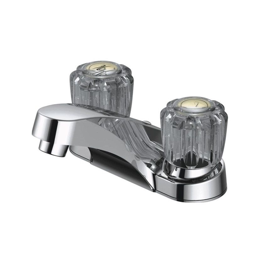 OakBrook Essential Series Chrome Finish Two Handle Lavatory Faucet
