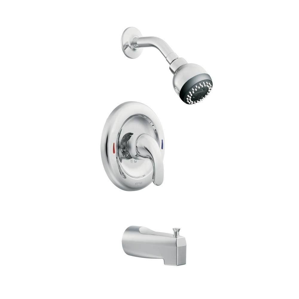 Moen Adler Chrome Posi-TempTub/Shower Mixer