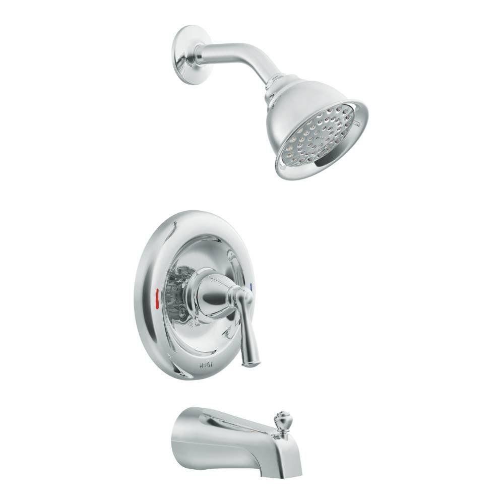 Moen Banbury Series Chrom Finish Single Handle Tub And Shower Faucet